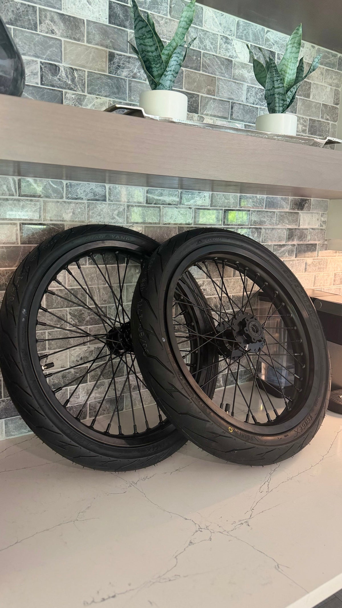 17” Light Bee/Eride/79Bike Supermoto Wheel Set