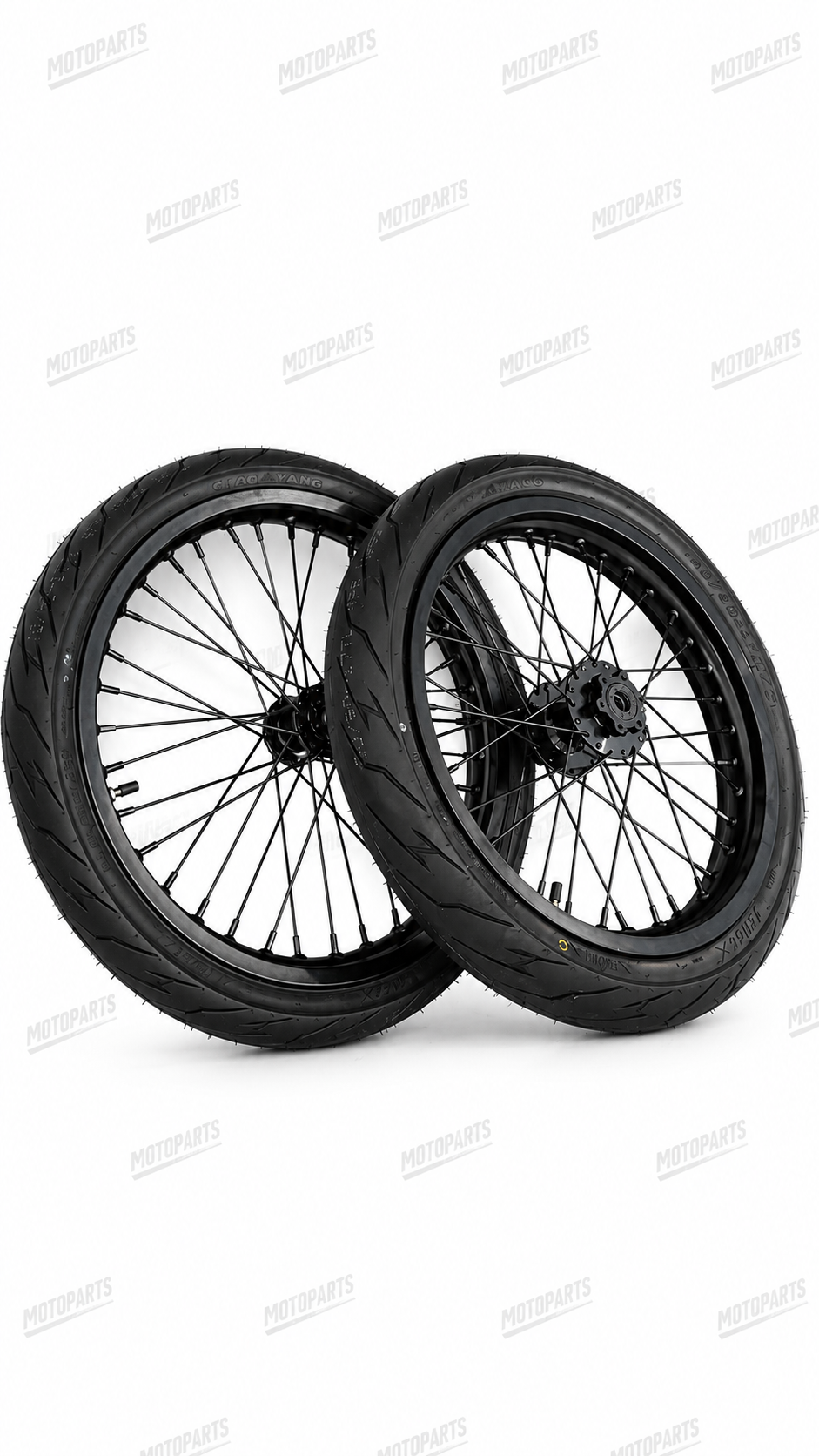 17” Light Bee/Eride/79Bike Supermoto Wheel Set