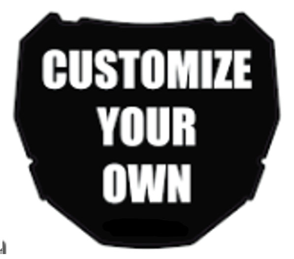 Custom ODI plate decal