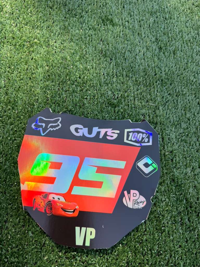 Custom ODI plate decal
